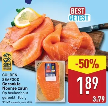 Aanbieding: Golden Seafood Gerookte Noorse zalm