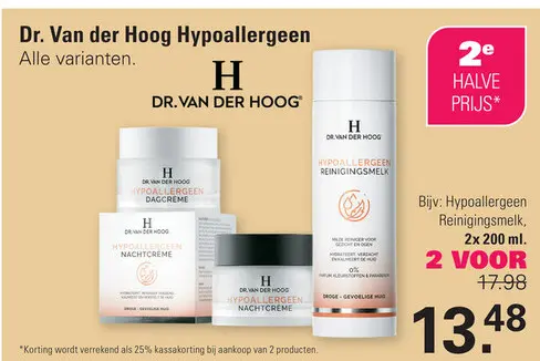 Aanbieding: Dr. Van der Hoog Hypoallergeen