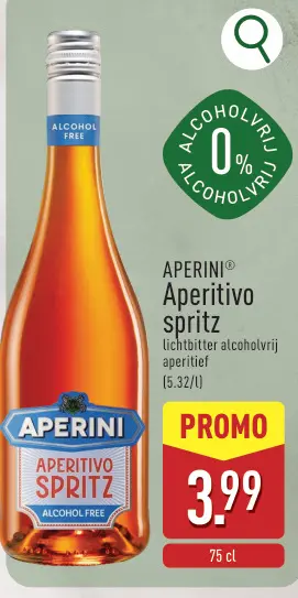Promotie: Aperitivo spritz
