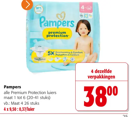 Promotie: Premium Protection luiers