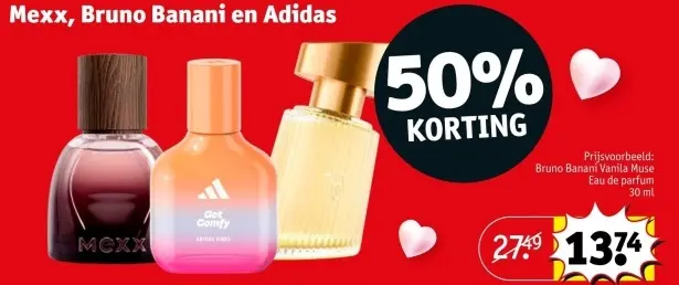 Aanbieding: Mexx, Bruno Banani en Adidas