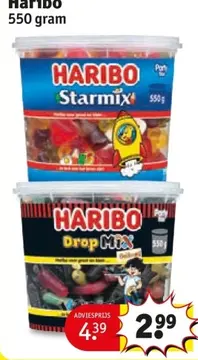 Aanbieding: Haribo Starmix Drop Mix