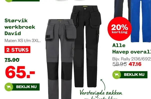 Aanbieding: Størvik werkbroek David