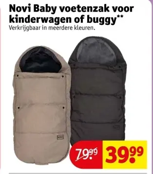 Aanbieding: voetenzak voor kinderwagen of buggy