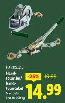 Aanbieding: Hand-touwlier/hand-touwtakel