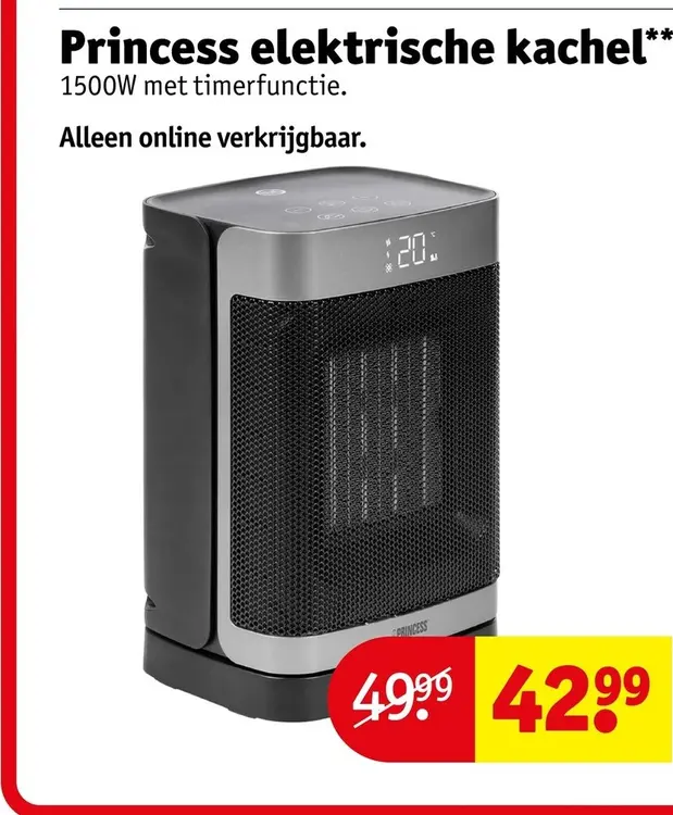 Aanbieding: Princess elektrische kachel