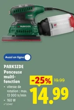 Offre: Ponceuse multi-fonction