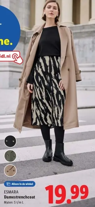 Aanbieding: Damestrenchcoat