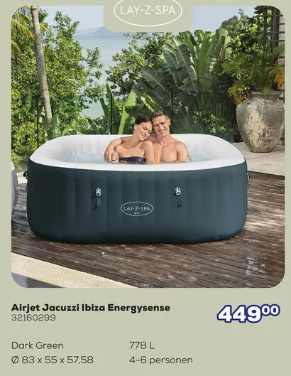 Promotie: Airjet Jacuzzi Ibiza Energysense