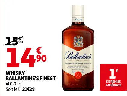 Promotie: Whisky Ballantine's Finest