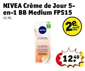 Offre: Crème de Jour 5-en-1 BB Medium FPS15