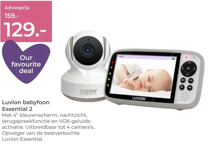 Aanbieding: babyfoon Essential 2