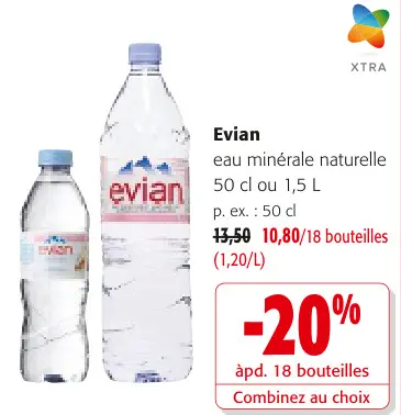 Offre: Eau minérale naturelle