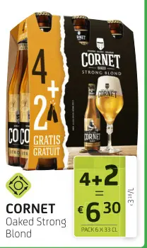 Offre: Cornet Oaked Strong Blond