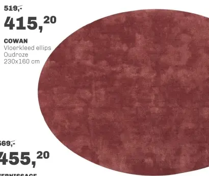Aanbieding: Vloerkleed ellips