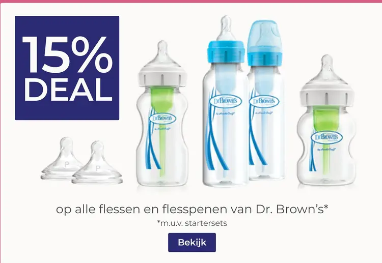 Aanbieding: Flessen en flesspenen