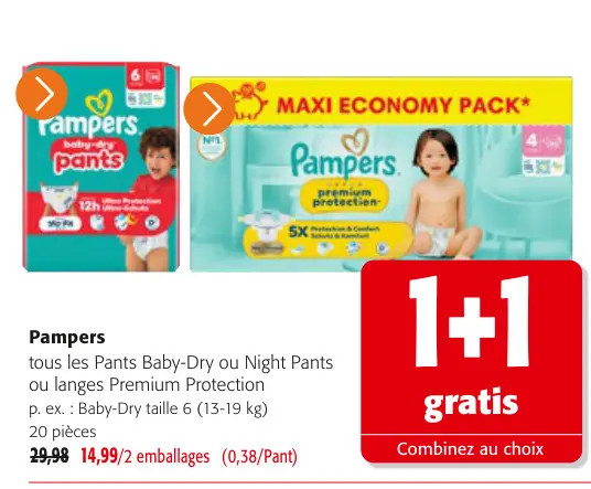 Offre: Pampers 