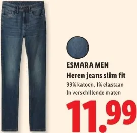 Aanbieding: Heren jeans slim fit