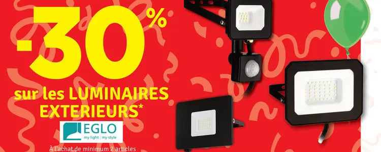 Offre: Luminaires exterieurs