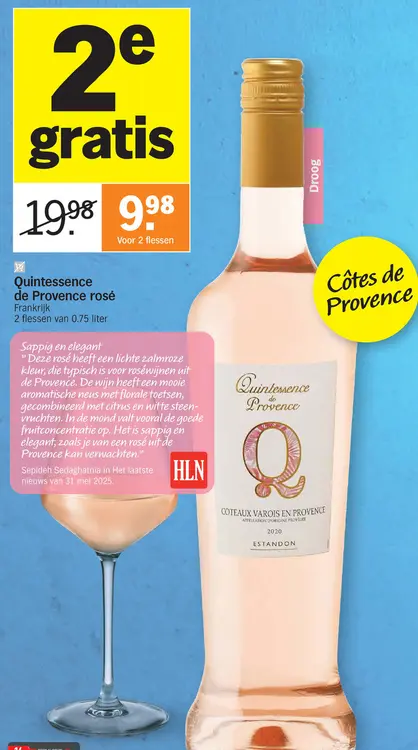 Promotie: Quintessence de Provence rosé
