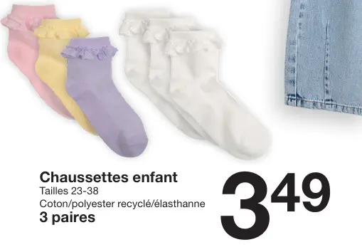 Offre: Chaussettes enfant