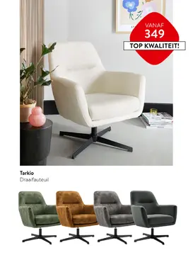 Aanbieding: Tarkio Draaifauteuil
