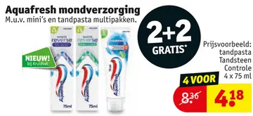 Aanbieding: Aquafresh mondverzorging