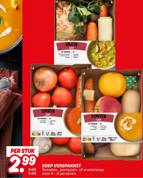 Aanbieding: Soep verspakket