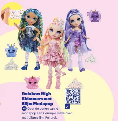 Promotie: Rainbow High Shimmers met Slijm Modepop