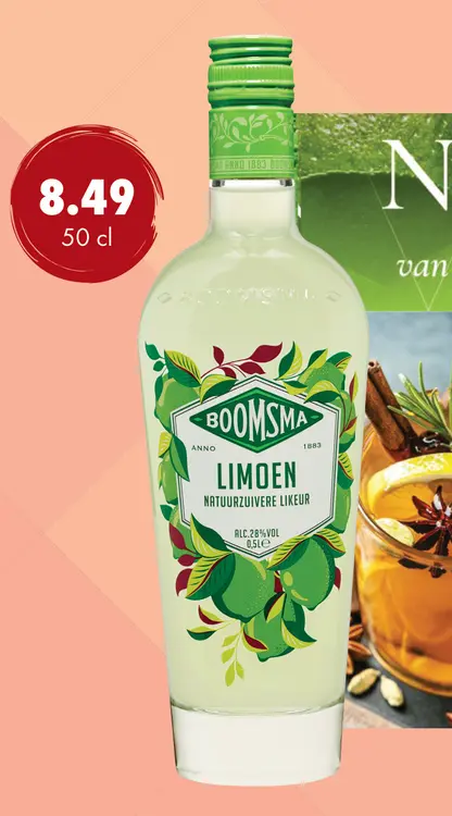 Aanbieding: Limoen Natuurzuivere Likeur