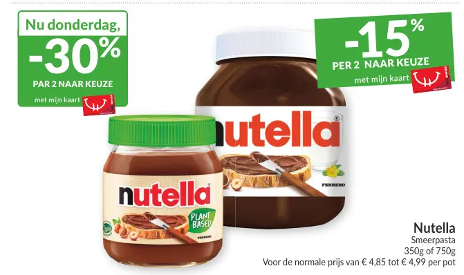 Promotie: Nutella