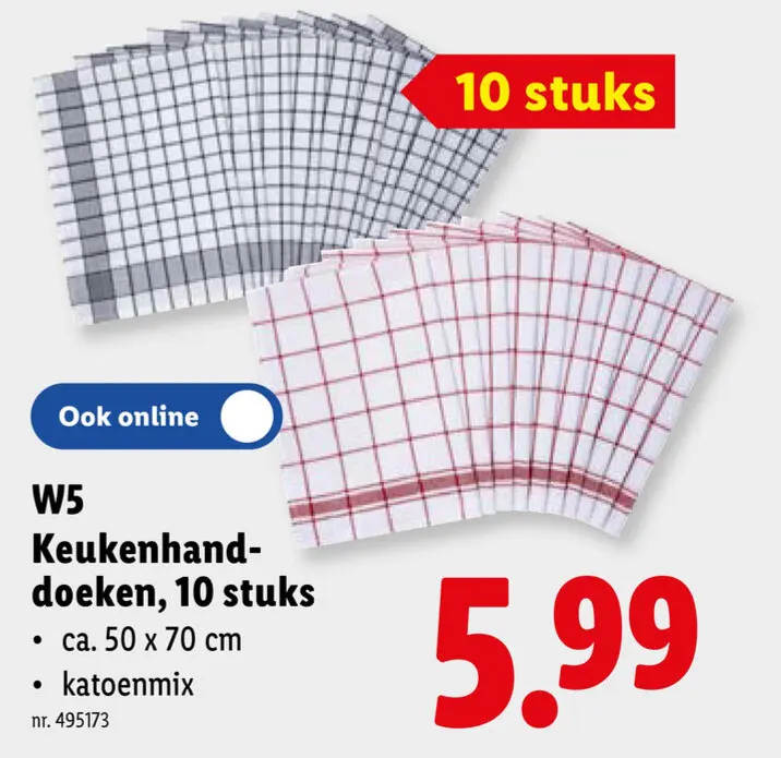 Promotie: Keukenhanddoeken