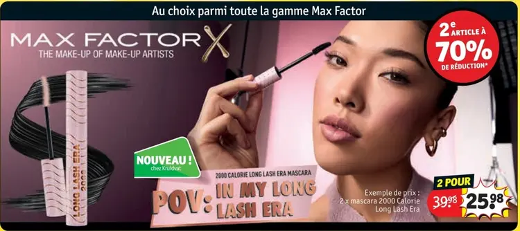 Offre: 2000 Calorie Long Lash Era Mascara