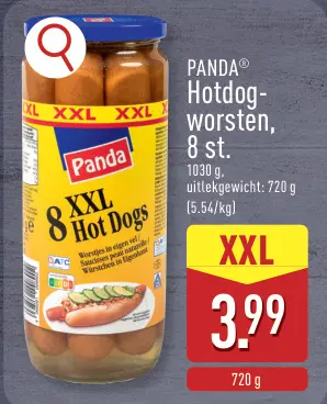 Promotie: Hotdogworsten