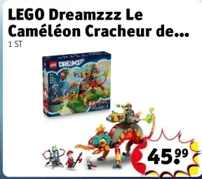 Offre: LEGO Dreamzzz Le Caméléon Cracheur de...