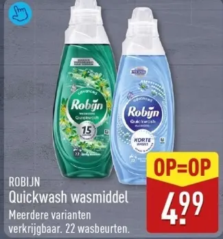 Aanbieding: Quickwash wasmiddel