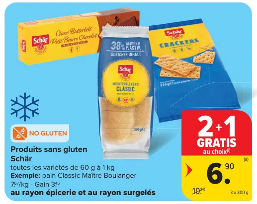 Offre: Produits sans gluten
