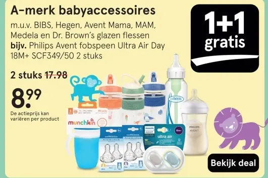 Aanbieding: A-merk babyaccessoires