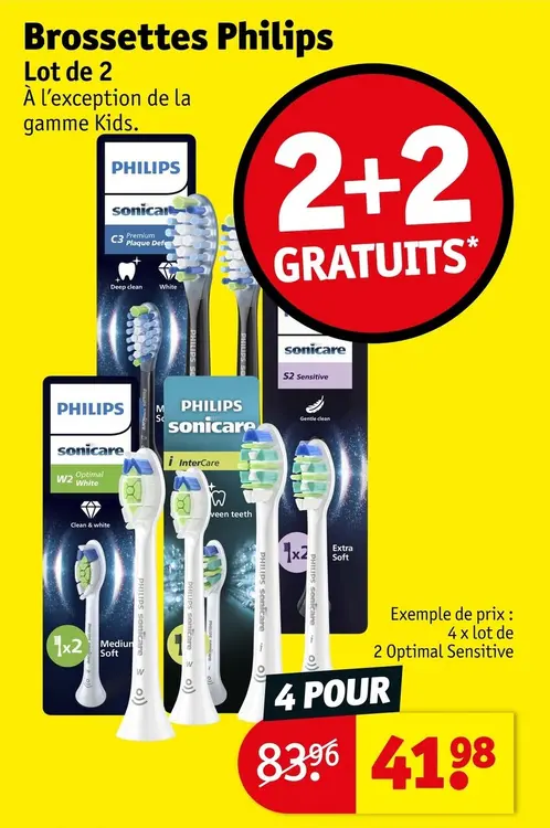 Offre: Brossettes Philips