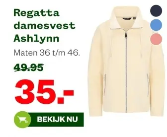 Aanbieding: Regatta damesvest Ashlynn