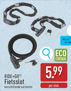 Promotie: Fietsslot