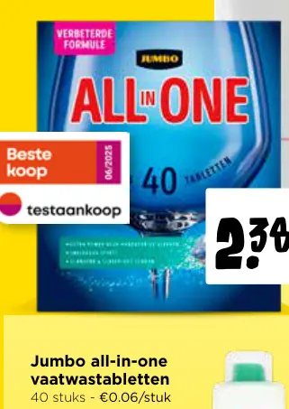 Promotie: All-in-one vaatwastabletten