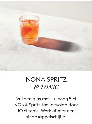 Promotie: Nona spritz & tonic