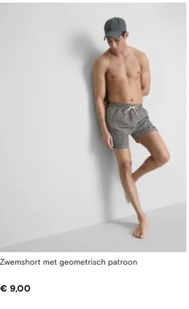 Aanbieding: Zwemshort met geometrisch patroon