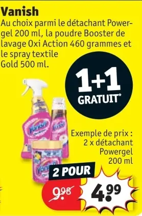 Offre: Vanish