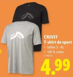 Offre: T-shirt de sport