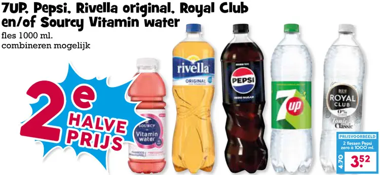Aanbieding: Original, en/of Sourcy Vitamin water