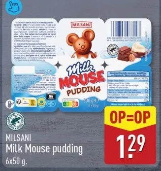 Aanbieding: Milk Mouse pudding