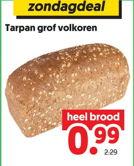 Aanbieding: Tarpan grof volkoren