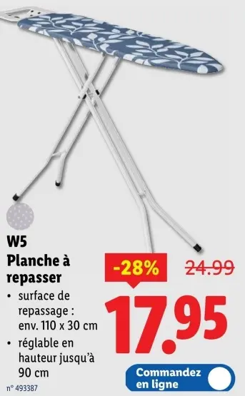 Offre: Planche à repasser